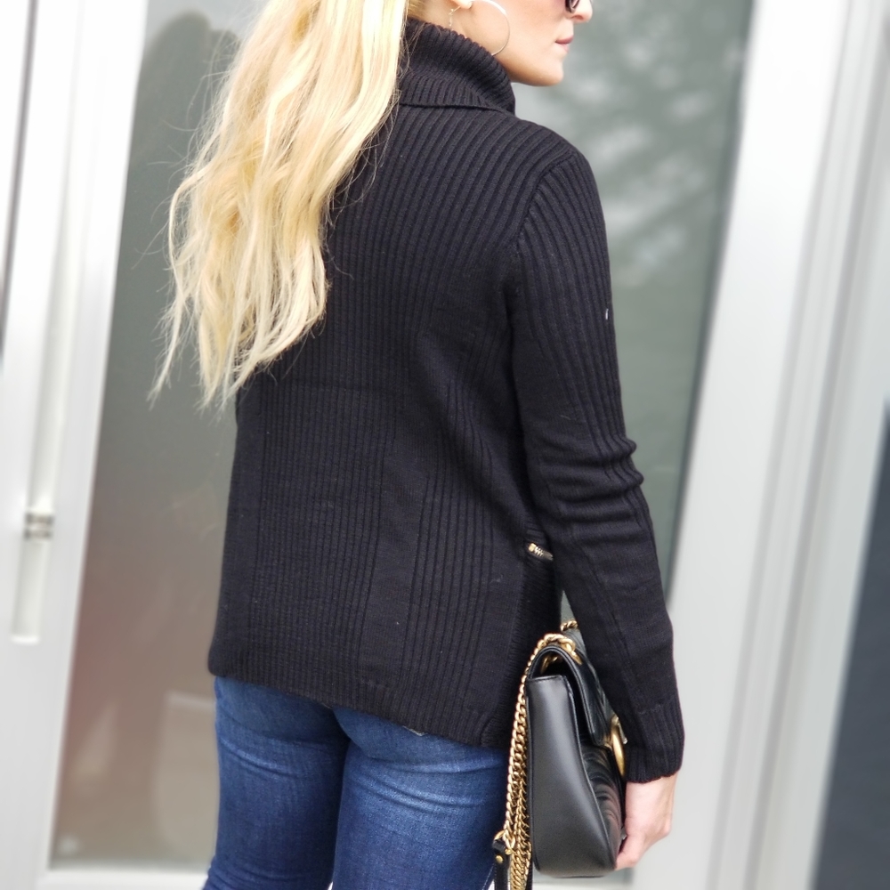 CITY CHIC DOLLZ Black Knit Pullover Sweater - Picture 4 of 6